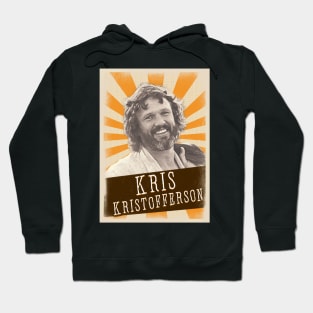 Vintage Aesthetic Kris Kristofferson 80s Hoodie